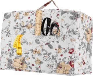 Naaimachinehoes bloemen 43x24x35 cm
