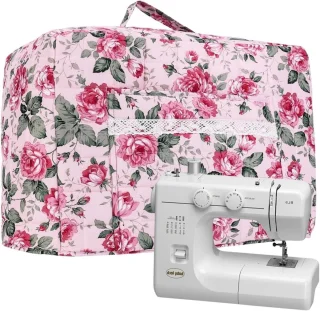 Naaimachinehoes boho bloemendessin 43 x 35 x 6 cm multicolor