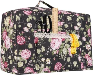 Naaimachinehoes draagtas beschermhoes boho bloem 43x35x6 cm