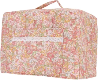 Naaimachinehoes met bohemian bloemen design, 43x24x35cm, multicolor