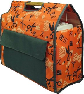Naaimachinehoes Oranje 43x41x21 cm review