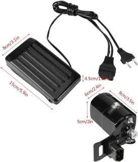 Naaimachinemotor 180W met voetschakelaar
