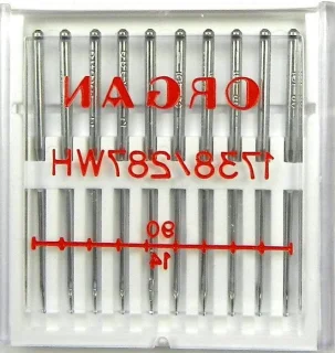 Naaimachinenaalden Industrie Ronde Kolf 90 Zilver