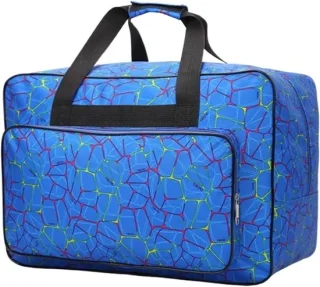 Naaimachinetas 38 x 18 x 25 cm blauw