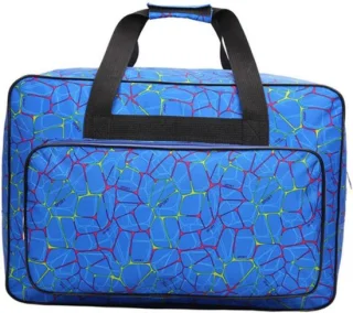 Naaimachinetas blauw