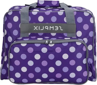 Naaimachinetas lila polkadots