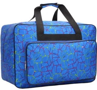 Naaimachinetas roze en blauw