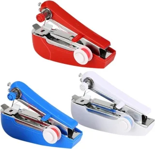 Naaiset met mini naaimachine, gemengde kleuren