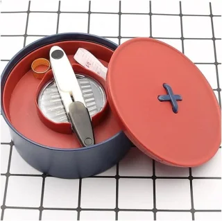 Naaiset - Naaisetjes Naaisets - Kleding Repareren - Compacte Dressmaking Kit - 13 x 6.5 x 13 cm - Zwart