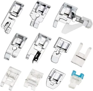 Naaivoetenset 11-delig voor Brother Singer Janome Babylock Kenmore lage schacht