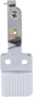 Naaldinrijger naaimachine - inrijghulp naaigaren - roestvrijstalen constructie - 12 x 38 cm - zilver