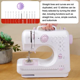 Novendo Goods – Mini Elektrische Naaimachine (Huishoudelijk)