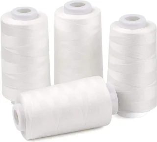 Overlock garen polyester - 4 x 2745 m - wit