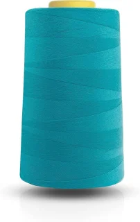 Overlock naaimachine garen polyester kegels turquoise