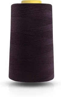 Overlock naaimachinegaren - polyester kegels - aubergine