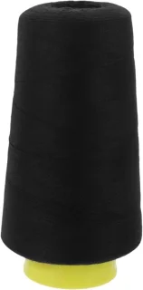 Polyester garen - naaigaren lockgaren - 3000 yards - zwart