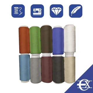 Polyester naaigaren 10 stuks meerkleurig