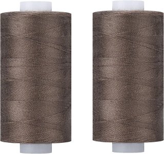 Wat vinden we goed aan de Polyester naaigaren 100 m, 6 spoelen, zwart