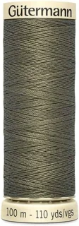 Polyester Naaigaren 100 m - Grijsgroen