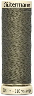Polyester naaigaren - 100 meter - grijsgroen