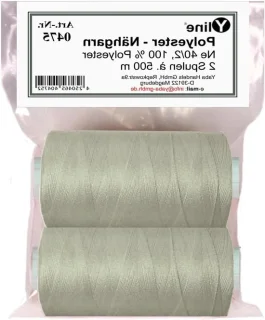 Polyester naaigaren 1000 m - Parelgrijs