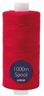 Polyester naaigaren 1000 m - rood