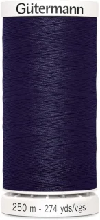 Polyester naaigaren 250 m zwart