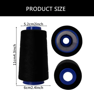 Polyester Naaigaren - Borduurdraad Naaimachine - Kleding Repareren - Waterbestendig Garen - 4000 Yards - Multicolor