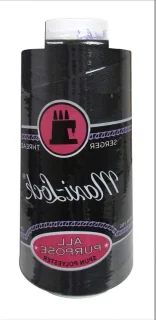 Polyester naaigaren cone zwart 3000 yards