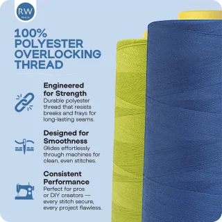Polyester naaigaren lockgaren kegels multicolor