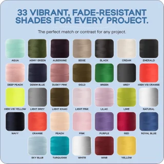 Polyester naaigaren lockgaren kegels multicolor