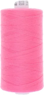Polyester naaigaren op rol 1000 meter roze