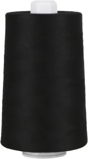 Polyester naaigaren - poly-omwikkelde polykern - 6000 yds - zwart