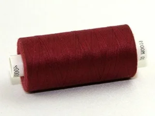 Polyester naaigaren set 1000 meter rood
