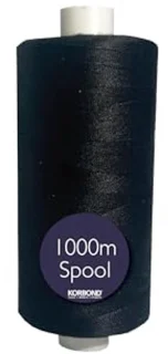 Polyester naaigaren set 1000m zwart