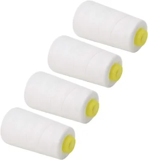 Polyester naaigaren set wit 4 x 3000 meter