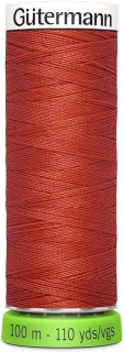 Polyester naaigaren spoel 100 m oranje