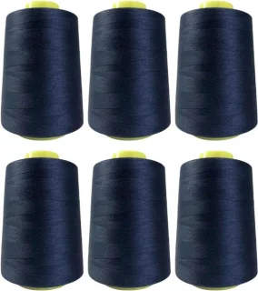 Polyester Naaigaren Spoel 4500 m Blauw