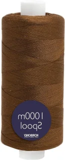 Polyester naaigaren voor hand en machine - 1000m - bruin