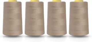 Polyester naaimachine en lockmachine garen - 5000 meter kegels - veelkleurig