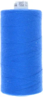 Polyester naaimachinegaren, 1000 m, blauw