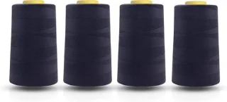 Polyester naaimachinegaren blauw