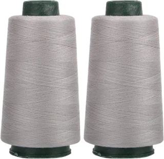 Polyester naaimachinegaren - lichtgrijs