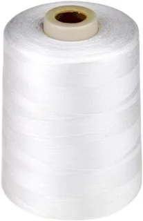 Polyester naaimachinegaren wit