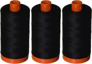 Quiltgaren Katoen 3x1422 Yards Zwart