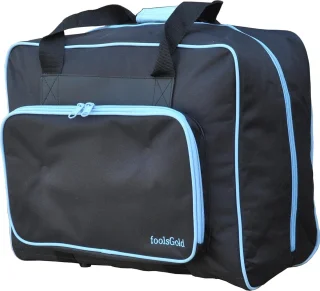 RFWR® Gevoerde Naaimachinetas Zwart/Blauw