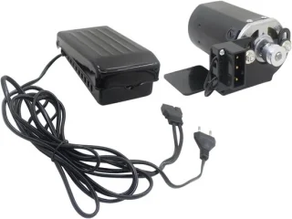 Servo naaimachinemotor set - zwart