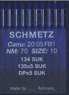Set van 10 jeans naaimachine naalden maat 70 kogelpunt