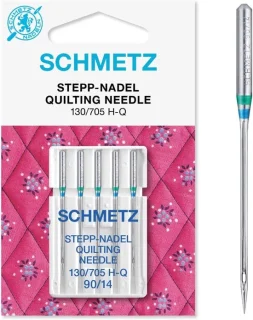 Set van 5 quiltingnaalden voor naaimachine