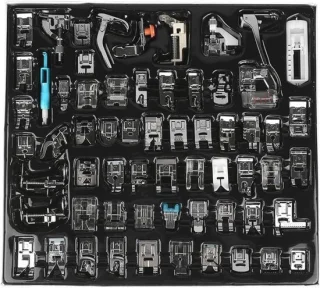 Set van 62 naaivoetjes voor naaimachines